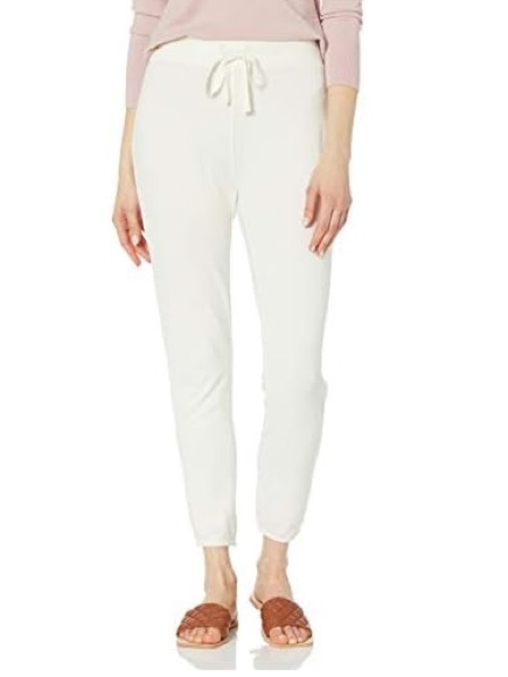 (PALE GREEN) Daily Ritual Women's Cozy Knit Drawstring Jogger Pant